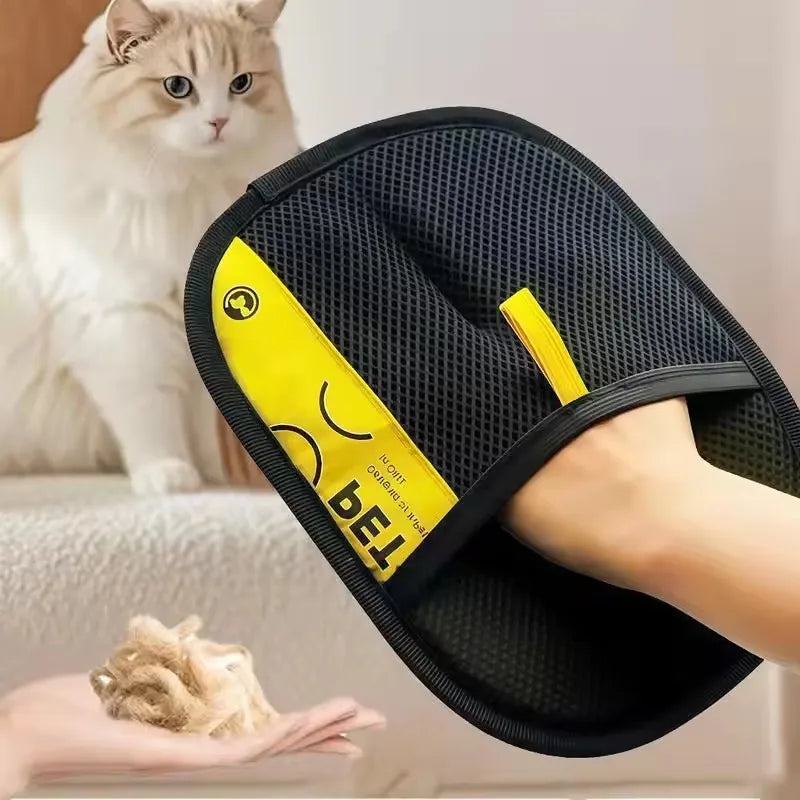 Pet Hair Remover Glove – Reusable Washable Lint & Fur Removal Glove for Cats & Dogs