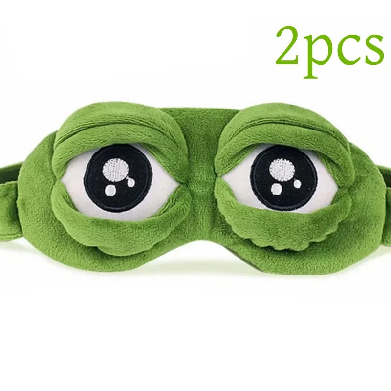 3D Sad Frog Sleep Mask – photo 7