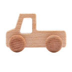 Wooden Dinosaur & Car Teether Toy – baby teether photo 7