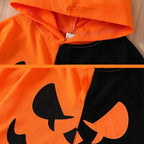 Pumpkin & Bat Halloween Cloak with Hat – costume photo 4