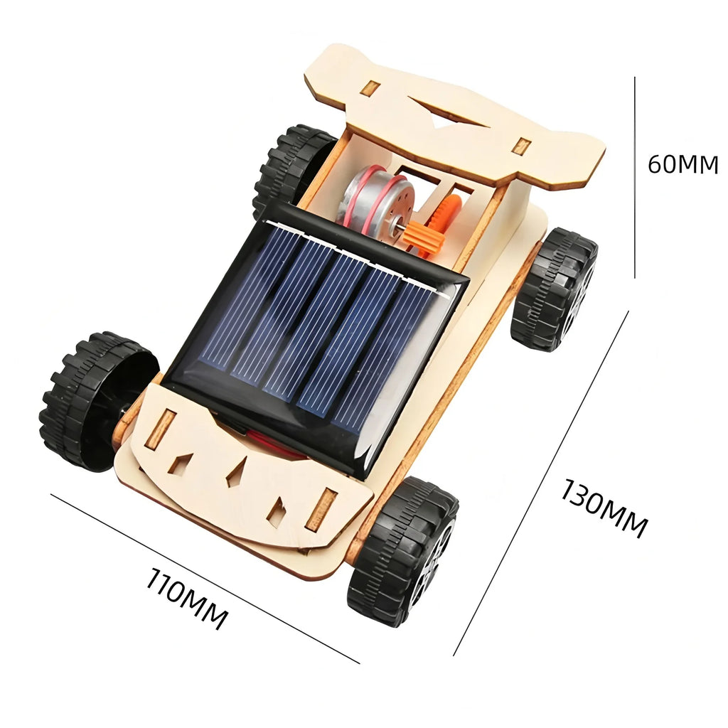 Solar-Powered Car & Lunar Rover DIY Wooden Model Kits – stem kit photo 26
