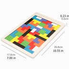 Colorful Wooden Tangram Puzzle – photo 5