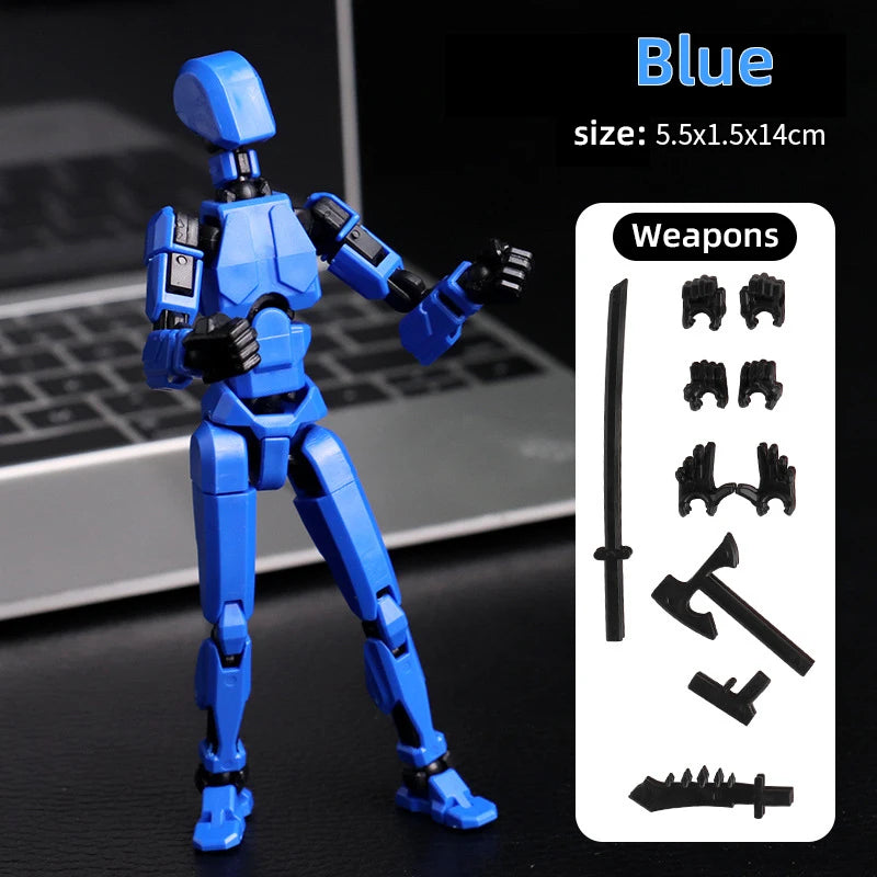 Multi-Jointed 3D-Printed Shapeshift Robot Figure – action figure photo 4
