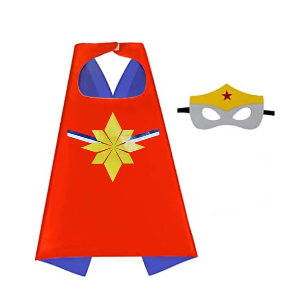 Kids Superhero Cape & Mask Set – kids costume photo 7