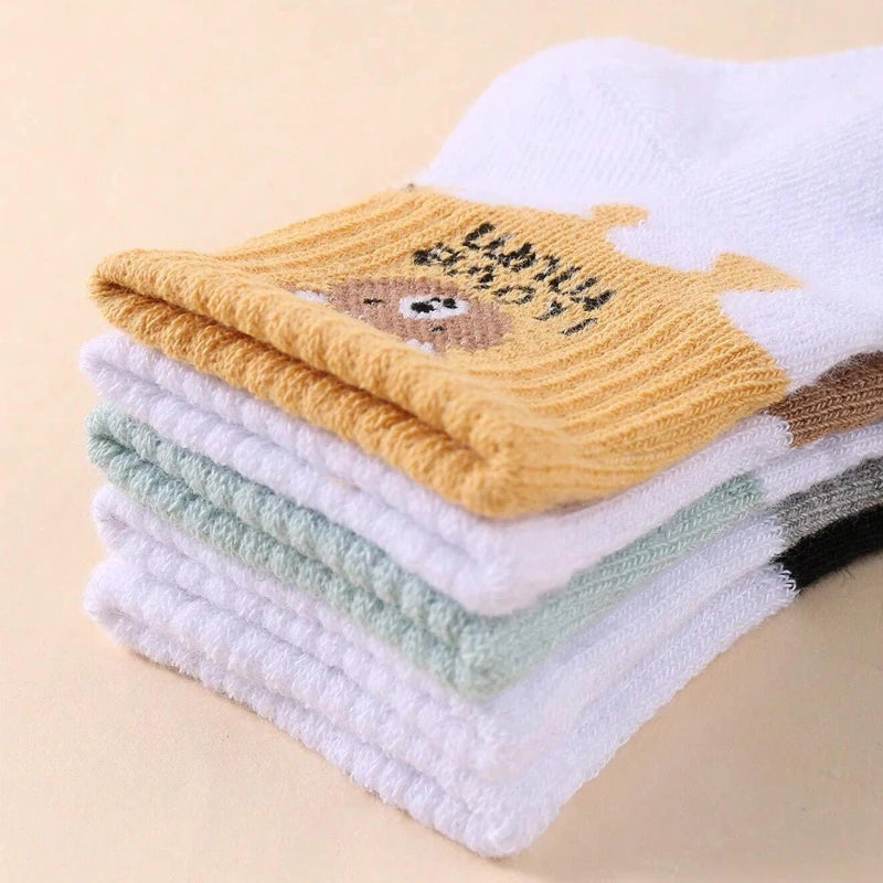 5 Pairs Baby Ankle Socks – baby socks photo 3
