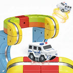 Anti-Gravity Magnetic Electric Car for Magnetic Tile Tracks – Rechargeable Type-C Mini Toy Car, 8 Styles