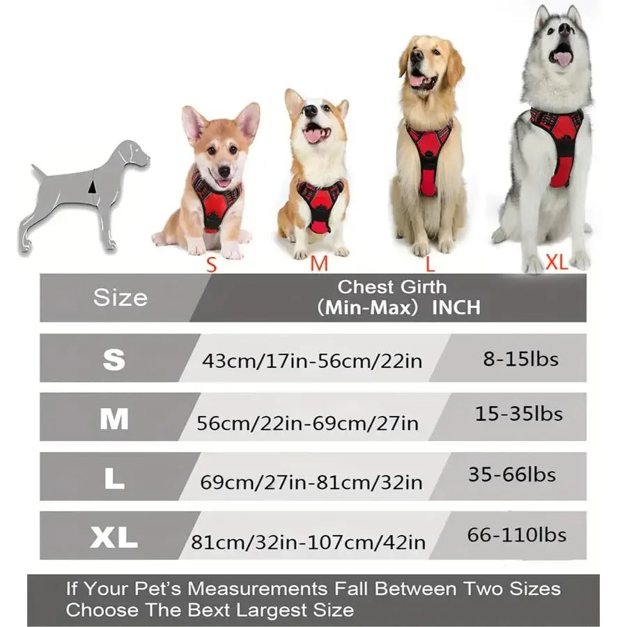 Dog Vest Harness and Leash Set – dog harness photo 6