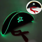 LED Light-Up Pirate Hat & Party Mask – costume accessories photo 14