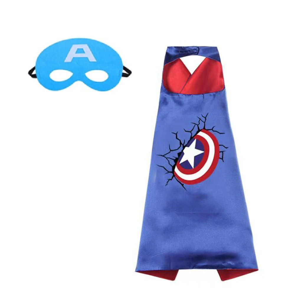Kids Superhero Cape & Mask Set – kids costume photo 11