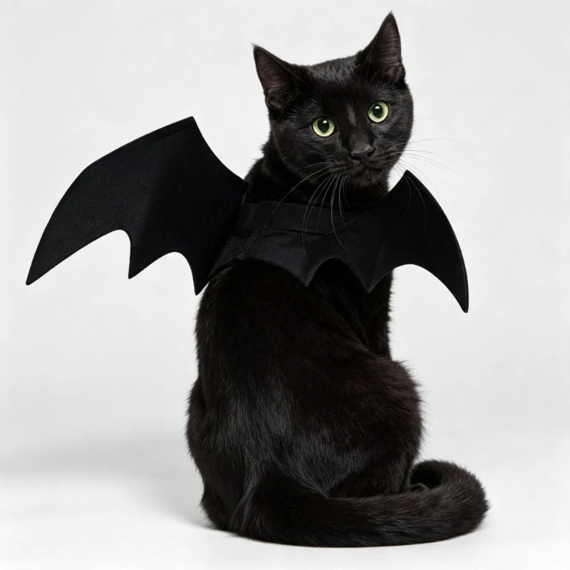 Cat Bat Wings Costume – pet apparel photo 2