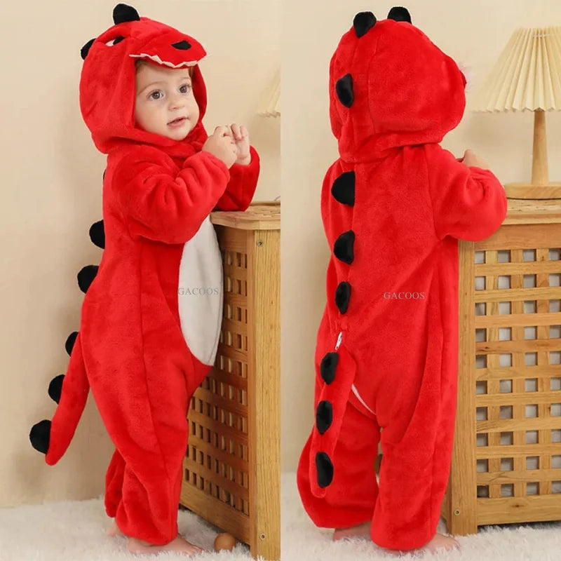 Baby Animal Kigurumi Romper Costume – baby costume photo 5