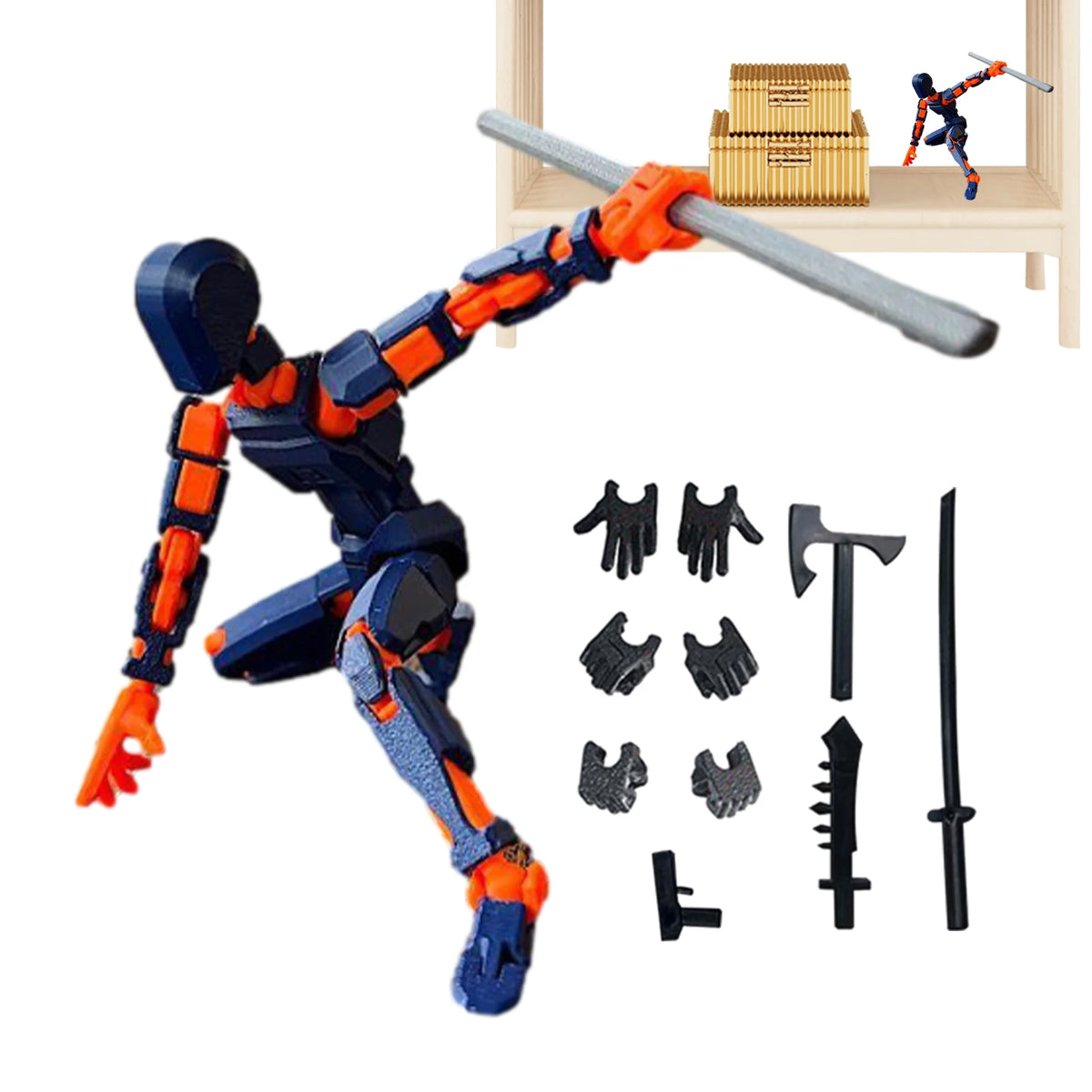 Multi-Jointed Robot Action Figure – photo 9