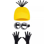 Yellow Beanie, Goggles & Gloves Cartoon Costume Set – costume accessories photo 7