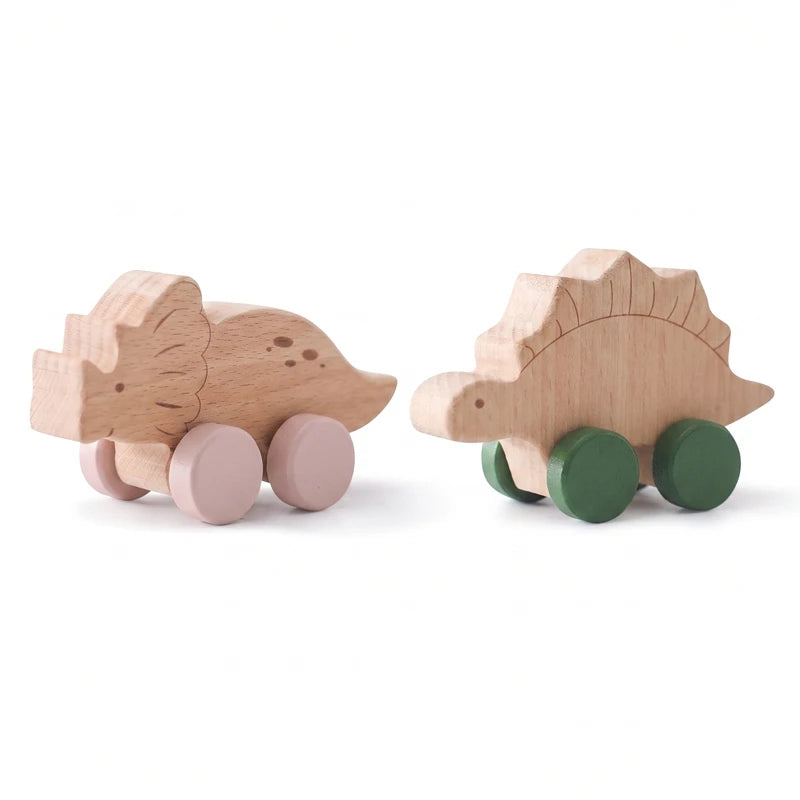 Wooden Dinosaur & Car Teether Toy – baby teether photo 8