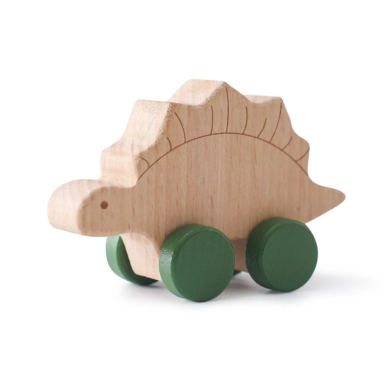 Wooden Dinosaur & Car Teether Toy – baby teether photo 18