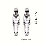 Halloween Skull & Bloody Dagger Earrings – photo 3