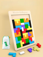 Colorful Wooden Tangram Puzzle – photo 4