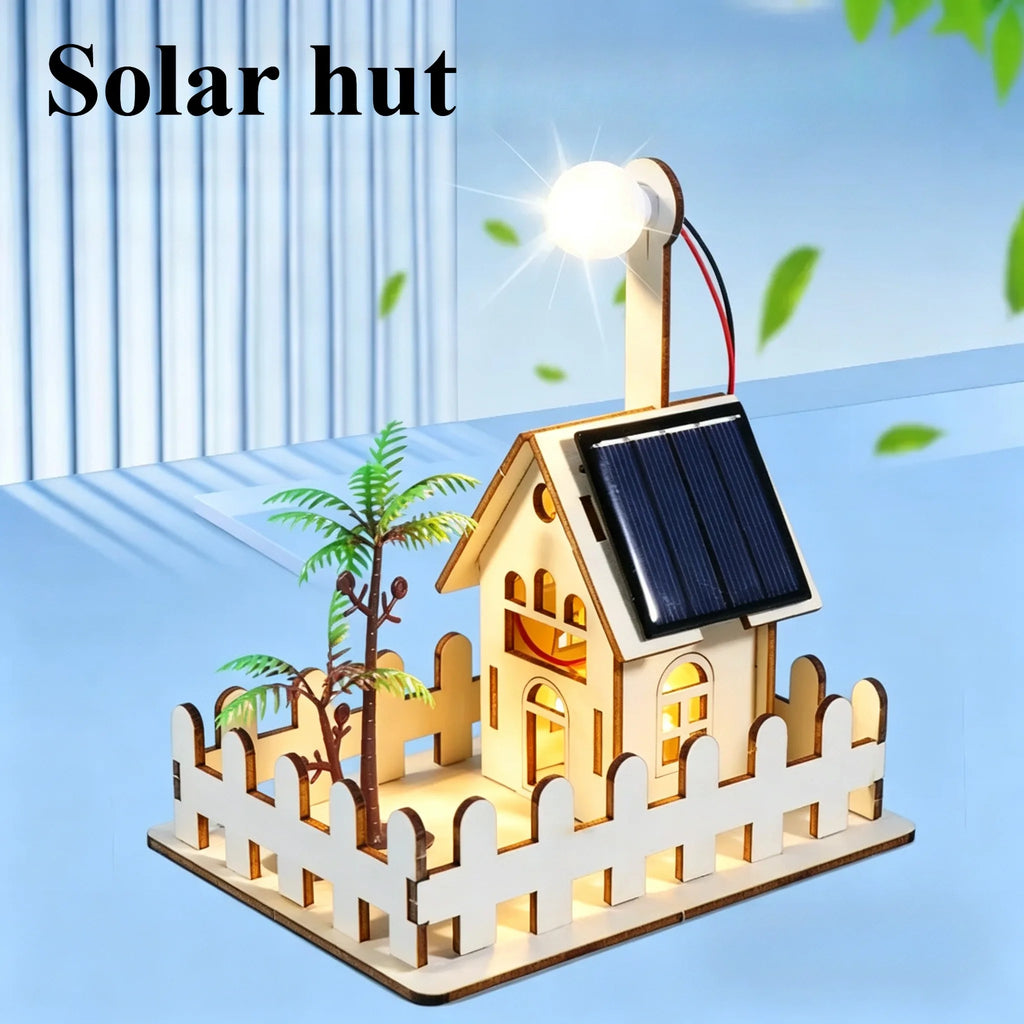 Solar-Powered Car & Lunar Rover DIY Wooden Model Kits – stem kit photo 21
