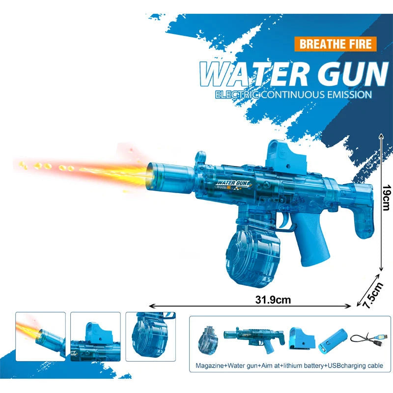 Electric Water Gun with Recoil & LED Lights – photo 10