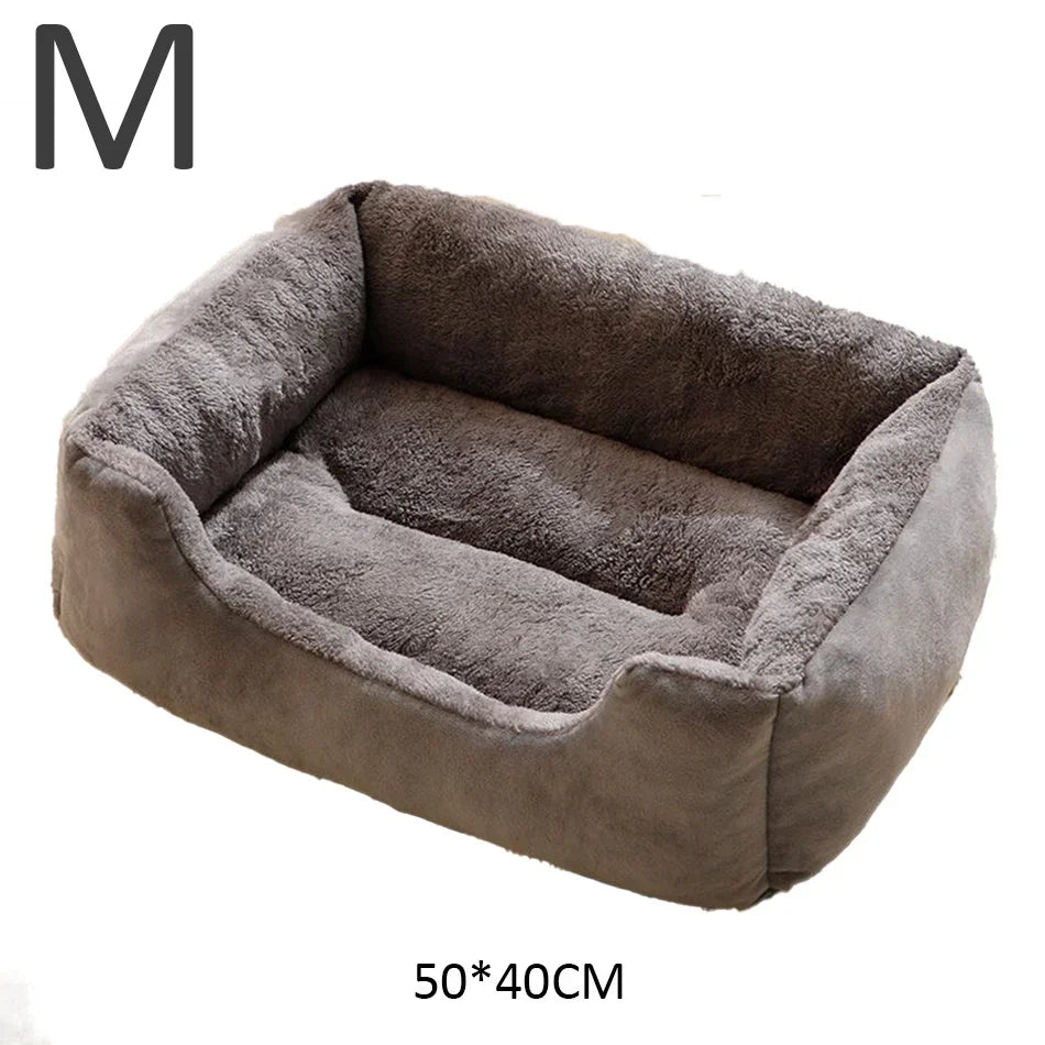 Soft Plush Cat Bed Basket – pet bed photo 7