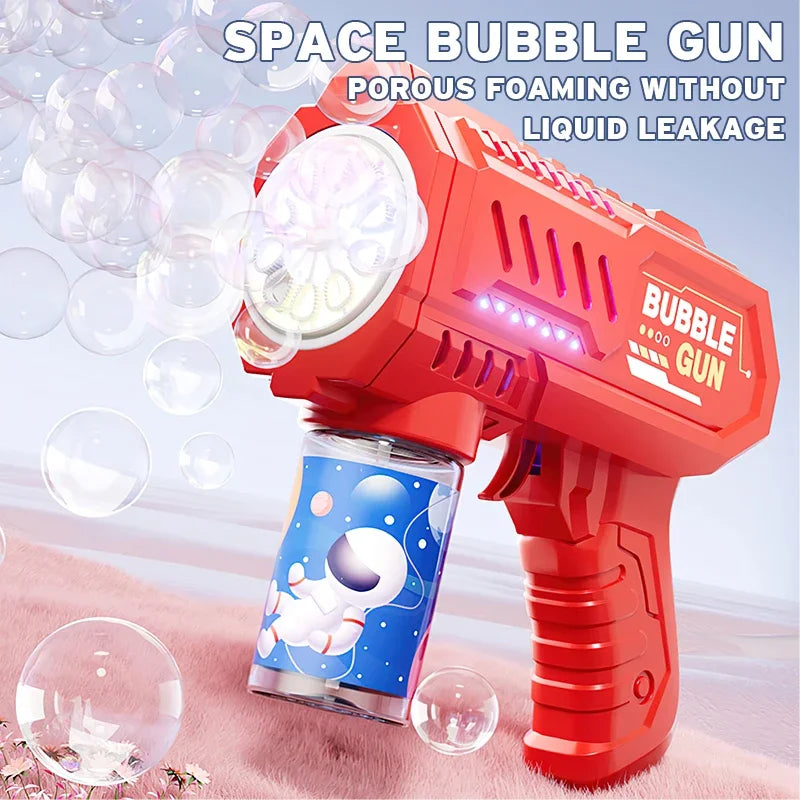Glowing Automatic Bubble Machine Gun for Kids – bubble toy photo 3