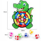 Montessori Sticky Ball Dart Board – educational toys photo 5