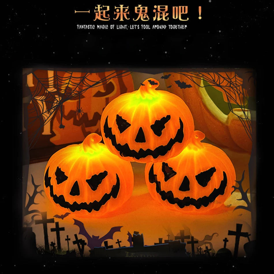 Halloween Pumpkin Lantern LED Light – halloween decor photo 2