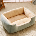 Soft Plush Cat Bed Basket – pet bed photo 3