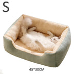 Soft Plush Cat Bed Basket – pet bed photo 13