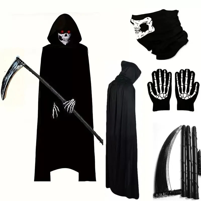 Grim Reaper Death Cloak Costume Set – photo 3