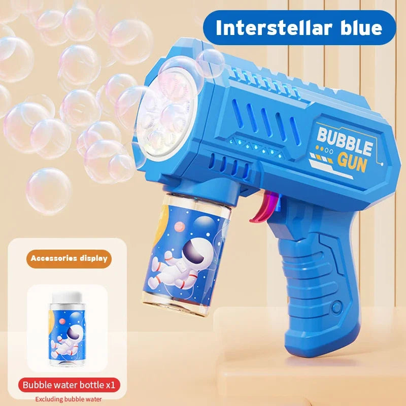 Glowing Automatic Bubble Machine Gun for Kids – bubble toy photo 8