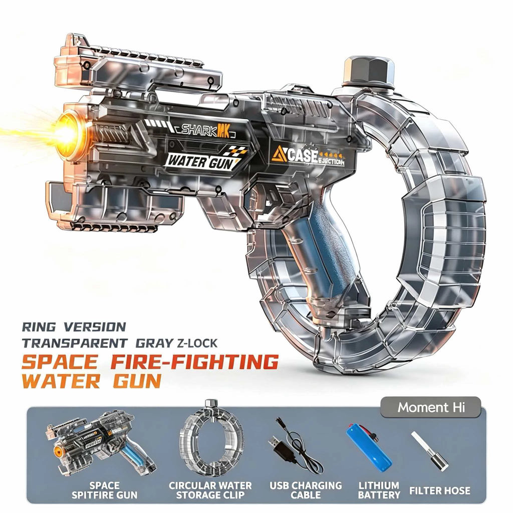 Electric Water Gun with Recoil & Lights – photo 17