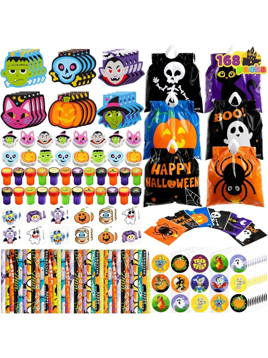 168-Piece Halloween Stationery Party Favor Set – party favors photo 7