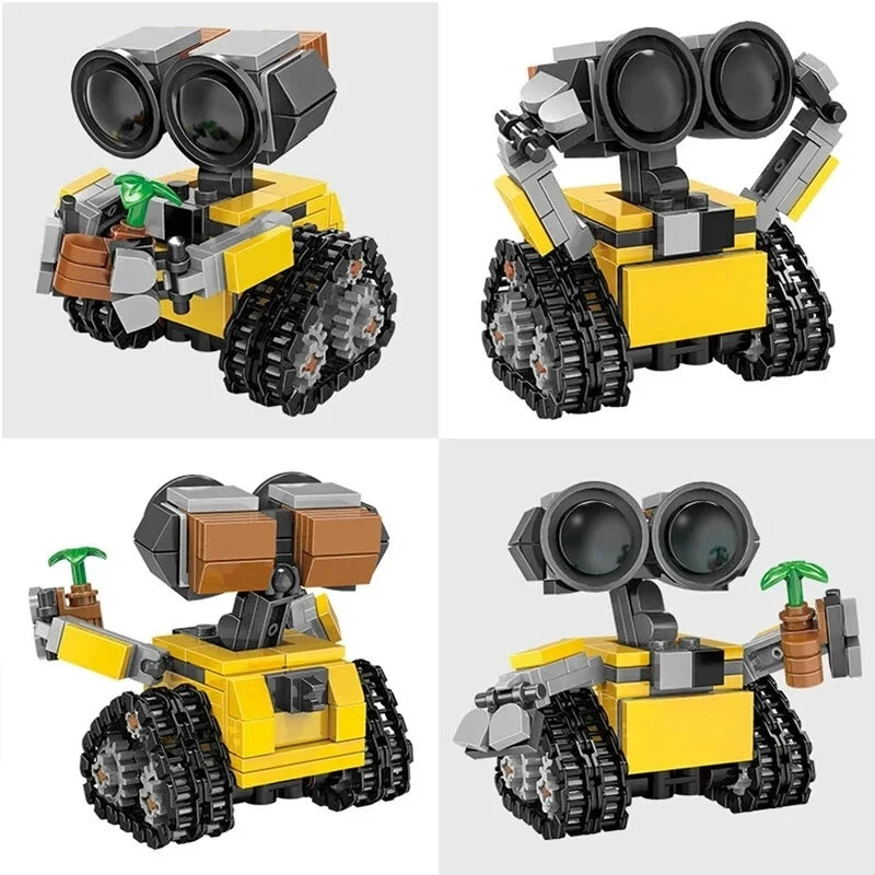 Mini Robot Building Blocks Kit – DIY Brick Model Creative Toy for Teens & Adults