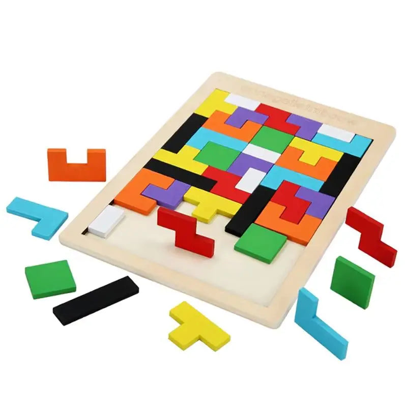 Colorful Wooden Tangram Puzzle – photo 6
