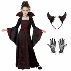 Girls Vampire Tutu Dress Costume – kids costume photo 13