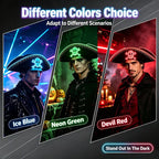 LED Light-Up Pirate Hat & Party Mask – costume accessories photo 5