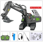 RC Excavator, Bulldozer & Dump Truck – 1:20 Remote Control Construction Toys for Kids, 1 or 2 Battery Options