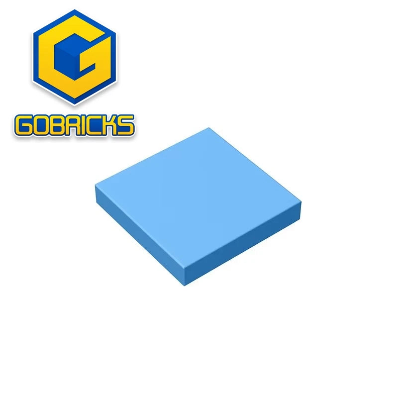 2 x 2 Flat Tile Building Brick – Part 3068, Compatible with Major Brick Brands, Sold per Piece