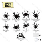 Halloween LED 3D Bat & Spider Wall Stickers – halloween decor photo 12