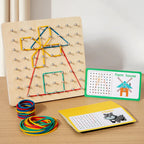 Wooden Geoboard with Pattern Cards – educational toy photo 5