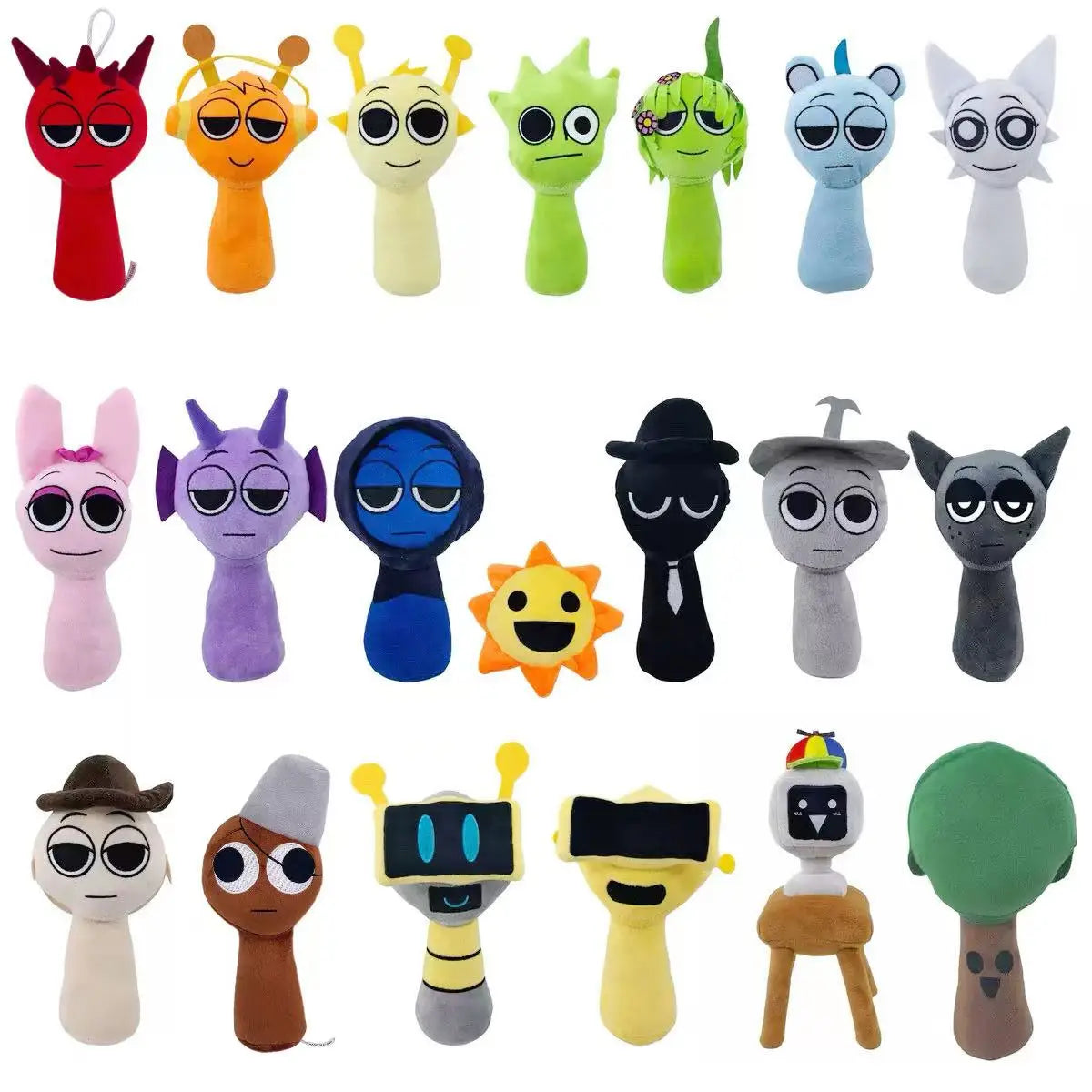 Sprunki Plush Toy – Soft Stuffed Cartoon Doll & Collectible Pillow for Kids