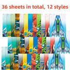 36-Piece DIY Origami Paper Airplane Kit – craft kit photo 6