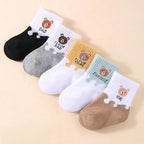5 Pairs Baby Ankle Socks – baby socks photo 2