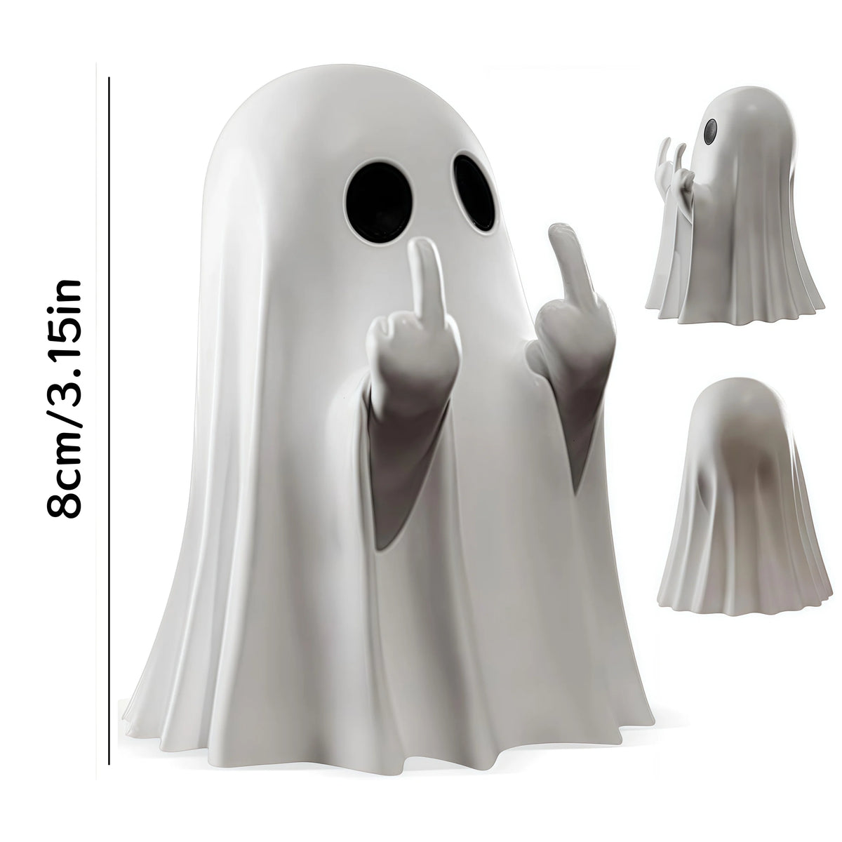 Middle Finger Ghost Statue – figurine photo 2