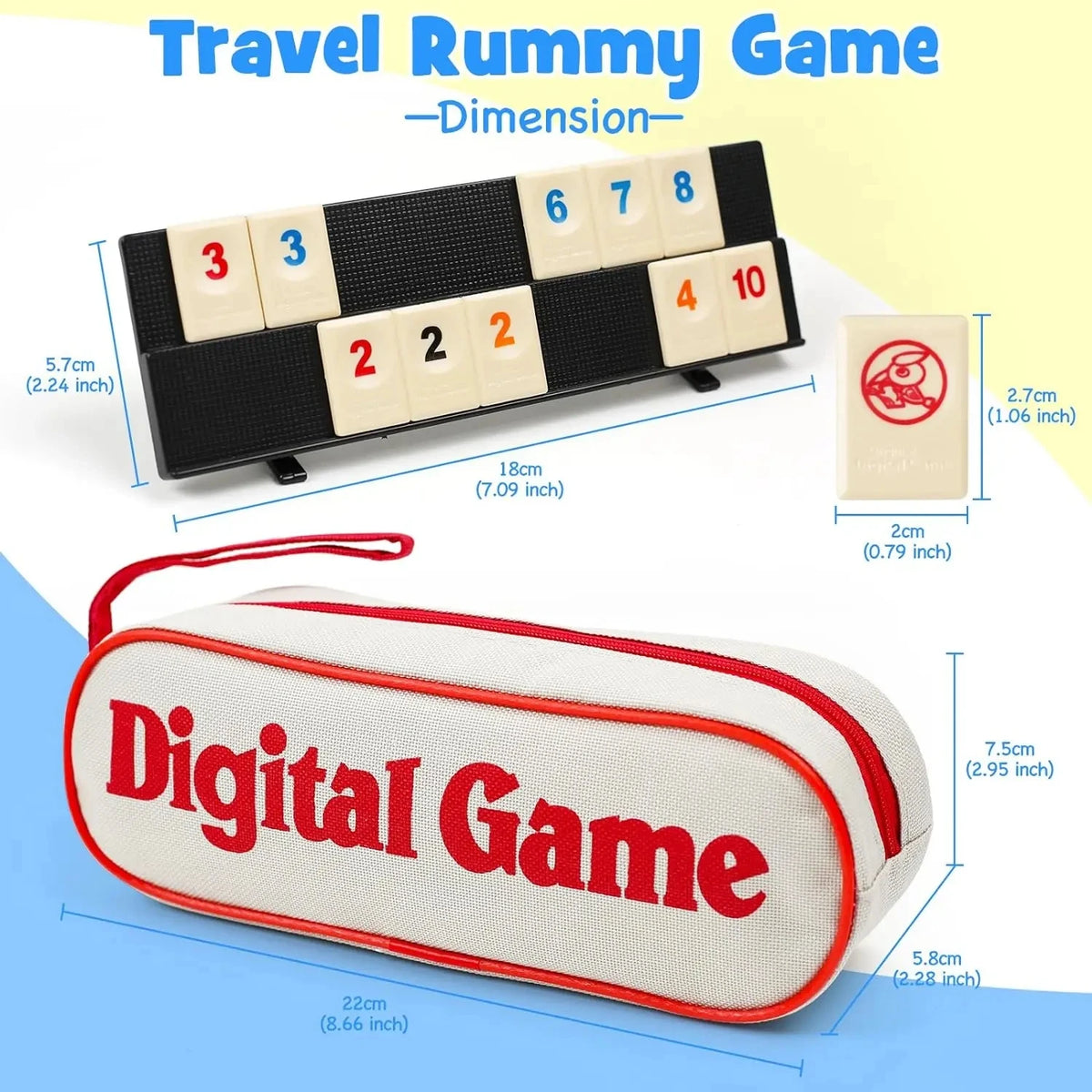 Rummy Tile Game Set – board game photo 2