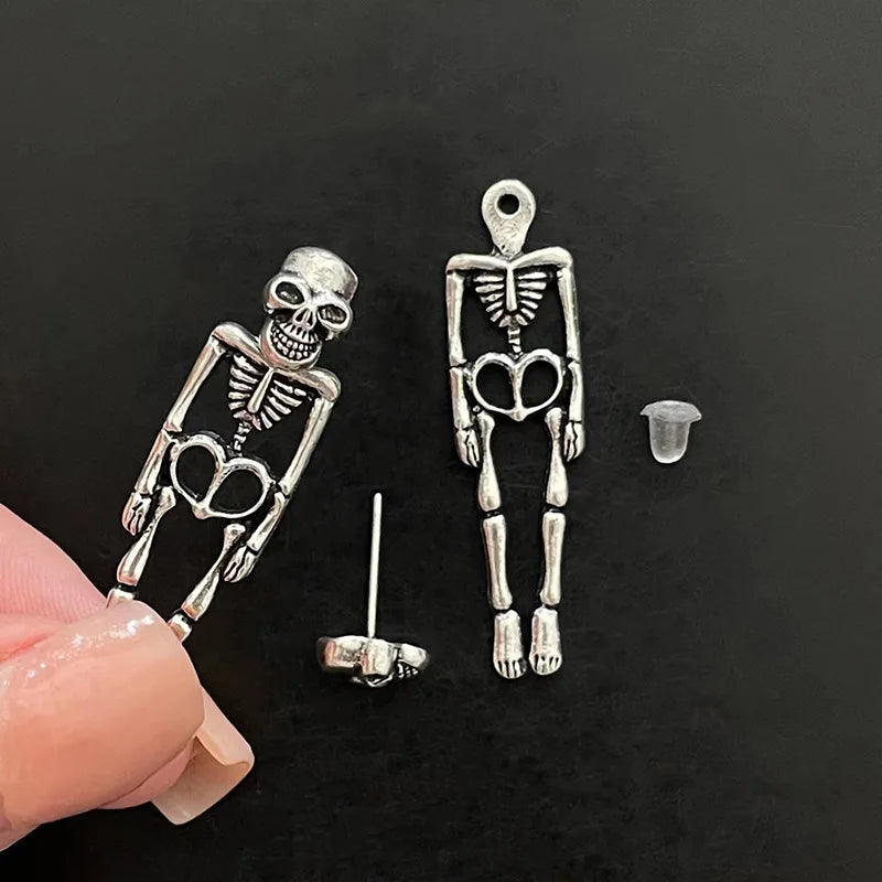 Halloween Skull & Bloody Dagger Earrings – photo 5