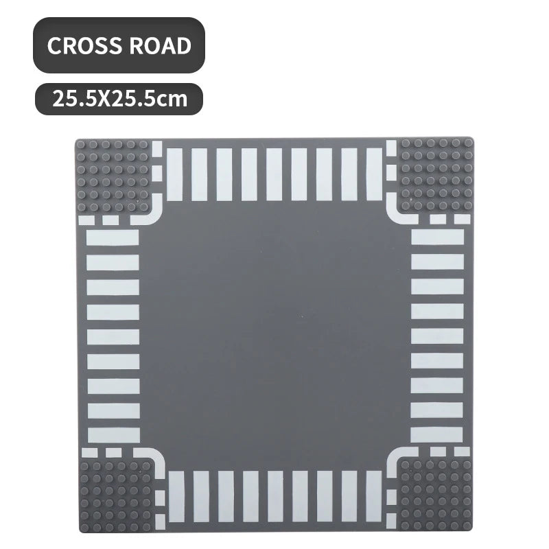 City Road Baseplate for Building Bricks – building toy photo 7