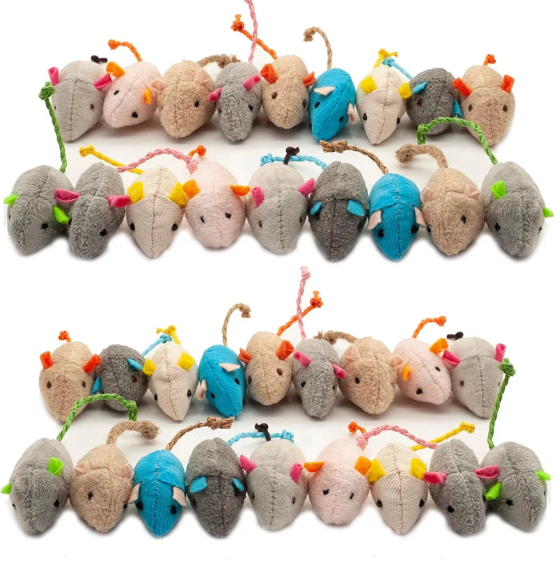 Catnip Mouse Cat Toys with Rattle – photo 5