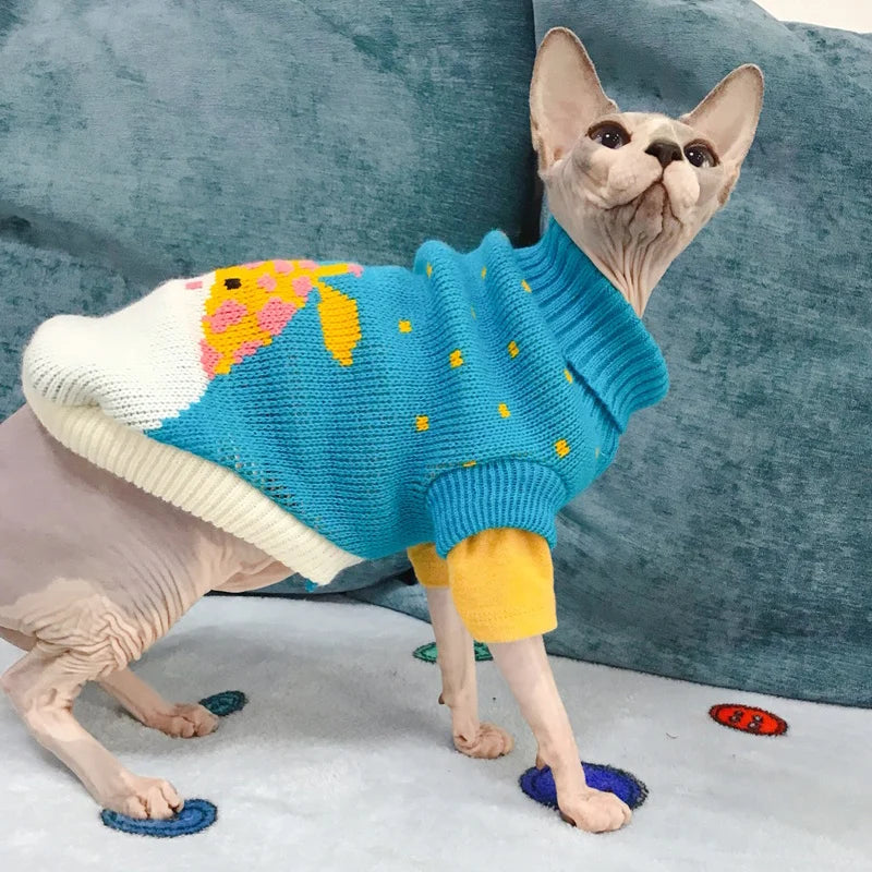Cute Cat Sweater – pet sweater photo 6